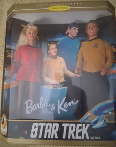 Mattel Collector Edition Barbie & Ken Star Trek The Original Series Giftset