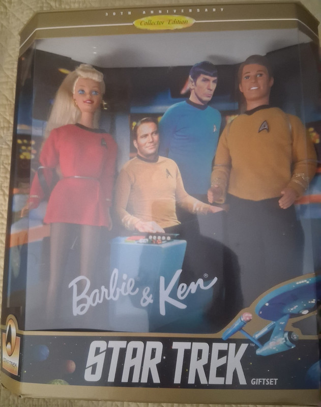 Mattel Collector Edition Barbie & Ken Star Trek The Original Series Giftset
