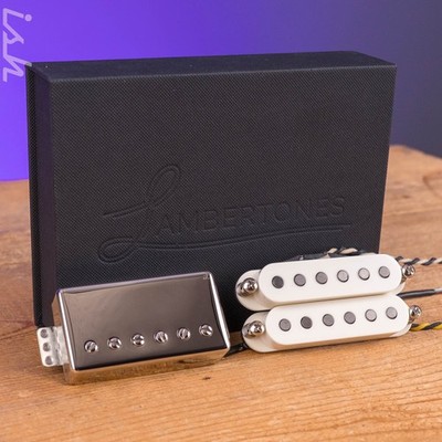 Lambertones ''The Triple Shot'' HSS Crema Pickups Antique White