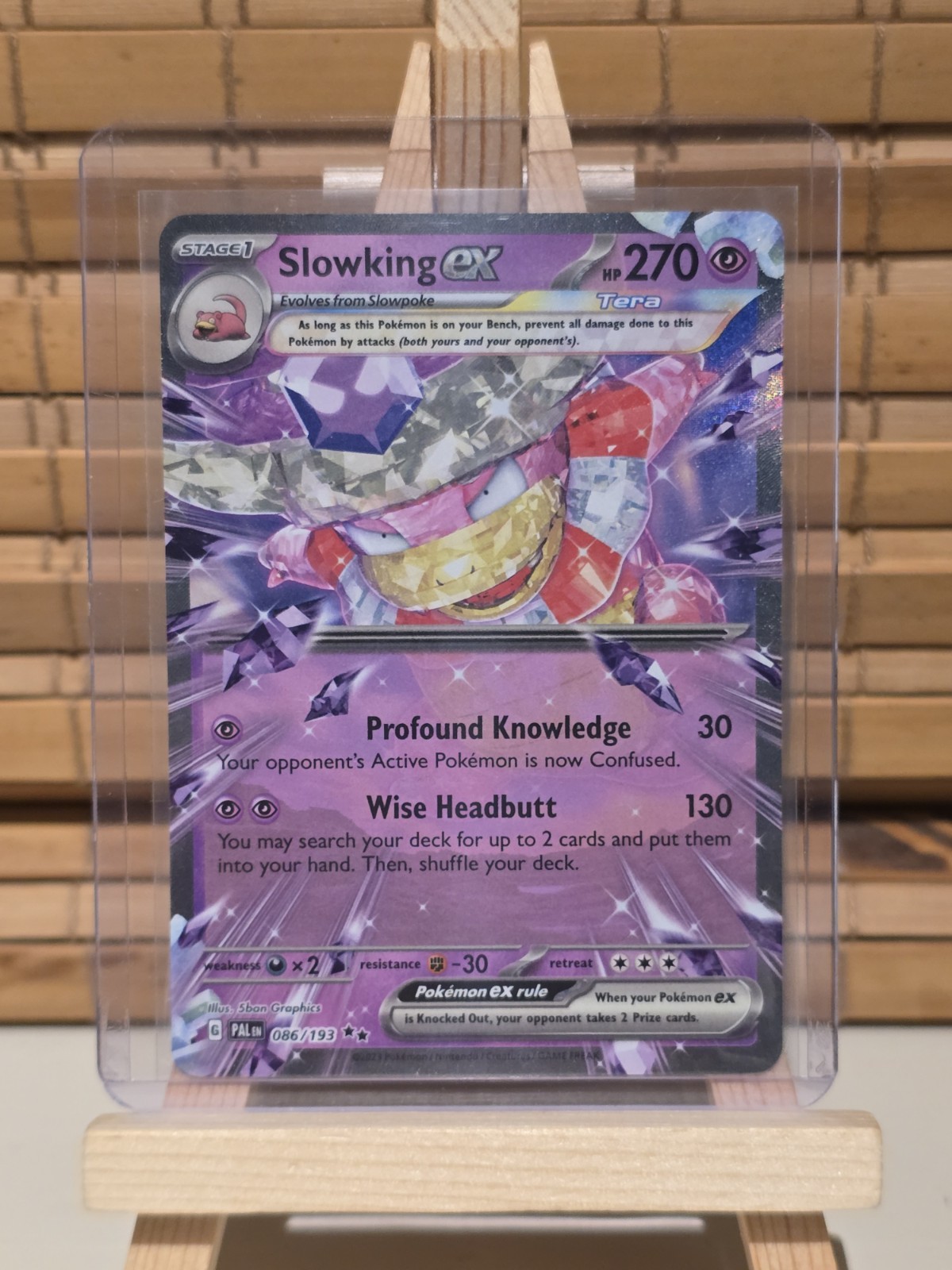 Pokemon Slowking EX 086/193 Palen Paldea Evolved Double Rare Card NM/M