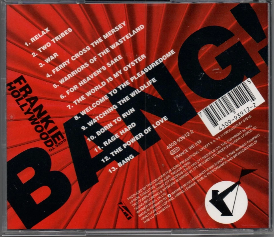 FRANKIE GOES TO HOLLYWOOD - Bang ! Greatest Hits    CD - Bild 2 von 2