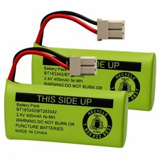 2-Pack Cerepros BT183342 BT283342 Battery Packs for VTech Cordless Phone