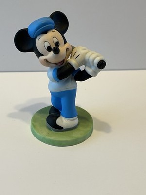 Disney  Vintage Mickey Mouse Golfing Bisque Figurine
