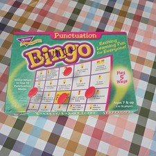 Punctuation Bingo Board Game Learning Reading Language Skills Fun Kids Gift L K