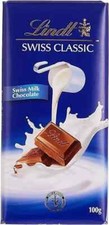 Lindt Swiss Classic Milk Chocolate 100g FREE SHIPPING WORLD WIDE