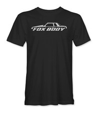 Fox Body Foxbody Coupe 1979-1993 Silhouette Graphic Car Tee Black or Gray S-6XL