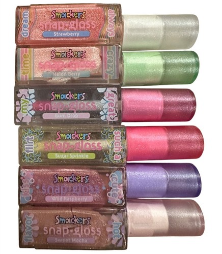 NEW Bubble Font Bonne Bell Lip Smacker STRAWBERRY Snap Lip Gloss Discontinued - Picture 2 of 3