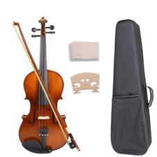 Yinfente 16.5 inch Viola Full Size Solid Maple Spruce Viola Case Bow New
