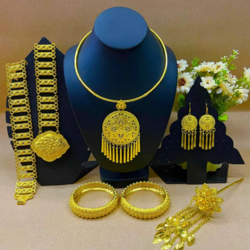 Traditional Thai Accessories Jewelry Set Wedding Stage Occasional Show Parade - Picture 4 of 17