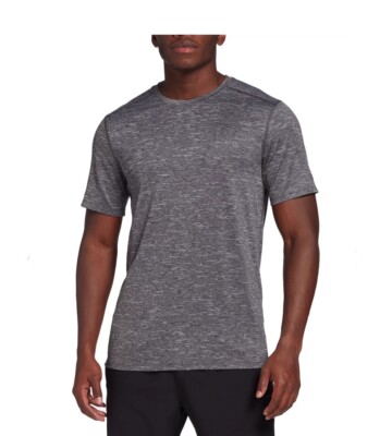 DSG Men's Static Texture Performance Tee Size Small NEW Black/White DAM20120ST