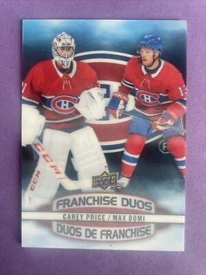 Ud 2019-20  Tim Hortons Franchise Duos   D-3 Carey Price / Max Domi