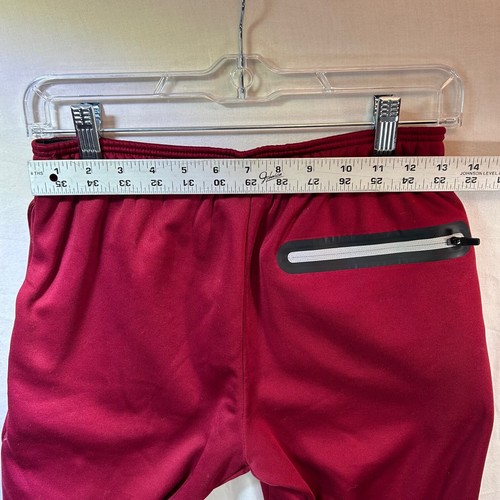 Reebok Youth Boys Red Joggers Size XL 100% Polyester Zippered pocket - Picture 10 of 13