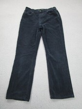 VINTAGE Ralph Lauren Pants Womens 6 Blue Corduroy Straight 30x28 LRL 90s FLAWS
