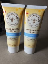 Burt's Bees Baby Ultra Gentle Lotion Soothing 98.9 Natural 6oz 2 PACK