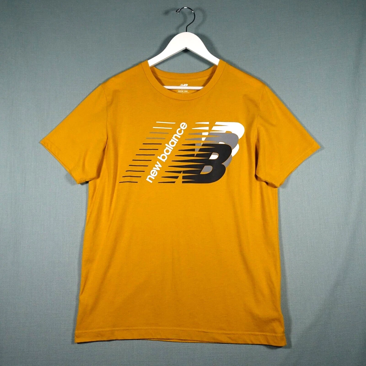 New balance yellow t shirt top