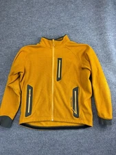Arc'Teryx Strato Polartec Jacket Men's Large Yellow Fleece Full Zip Mock Neck