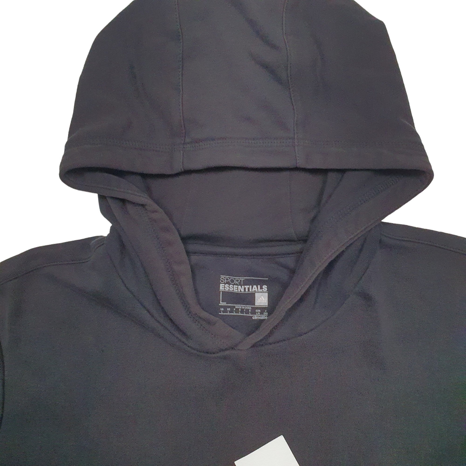 ADIDAS Hoodie Cotton & Polyester Jumper Sweatshirt Mens L image 2
