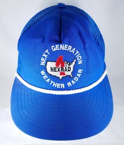 NexRad-Snapback-Hat-Weather-Radar-Trucker-Cap-USA-Wx-Rare-HTF