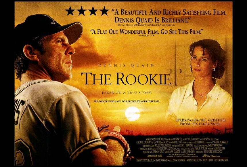 THE ROOKIE Movie POSTER 27x40 B Dennis Quaid Rachel Griffiths