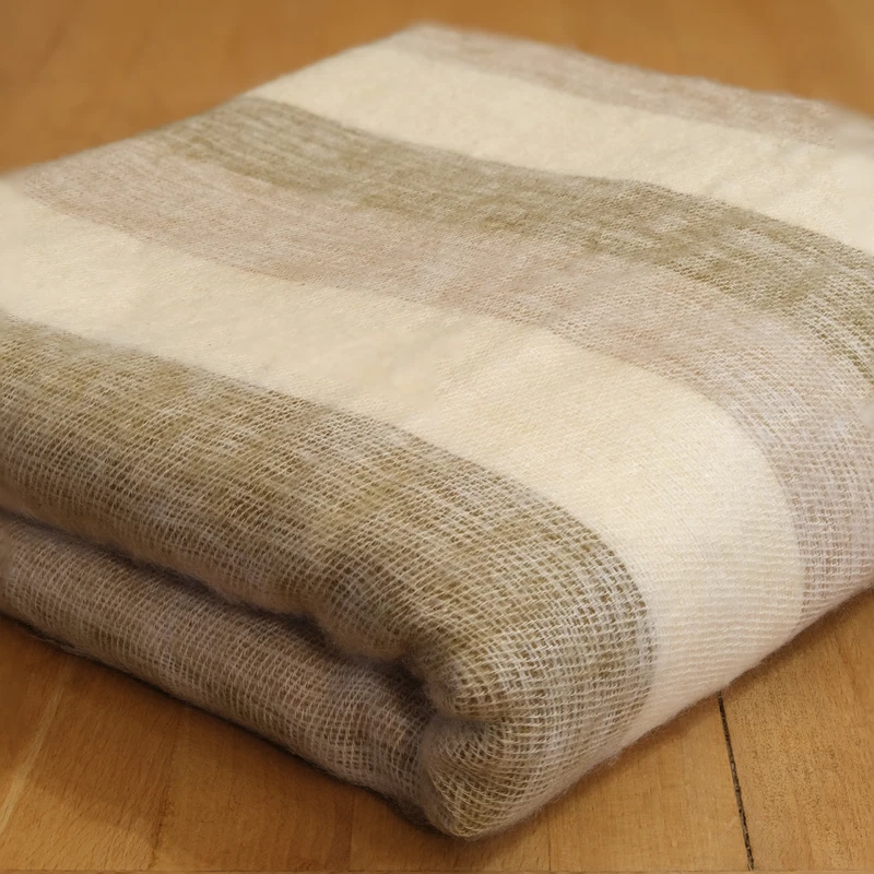 Wool Blanket Yak Colourful 220 115 Meditationsdecke Gift Soft Warming Handmade - Image 3 of 4