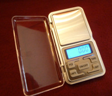 Mini Digital LCD Balance Weight Pocket Scale, 0.01g - 200g BATTERIES INCLUDED