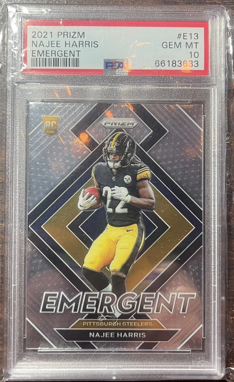 Najee Harris Panini Prizm Emergent #E13 Base