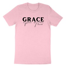 Grace Upon Grace Shirt Inspirational T-Shirt Jesus Faith Bible Quotes Christian