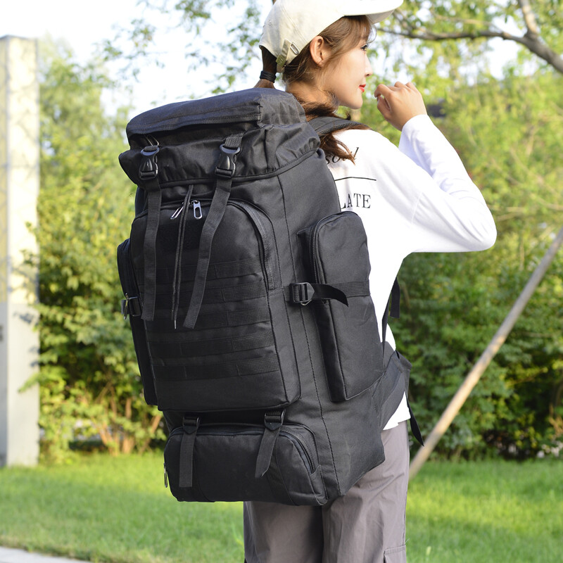 Men Backpack Waterproof Extra Large Outdoor Travel Camping Hiking Rucksack Bag