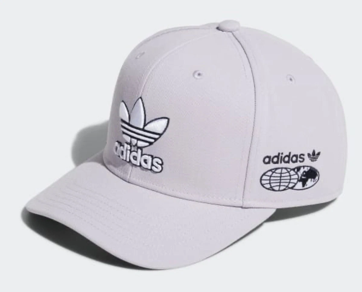 ADIDAS Originals Modern 2.0 Structured Snapback Hat Silver Dawn Grey GC3331  NEW