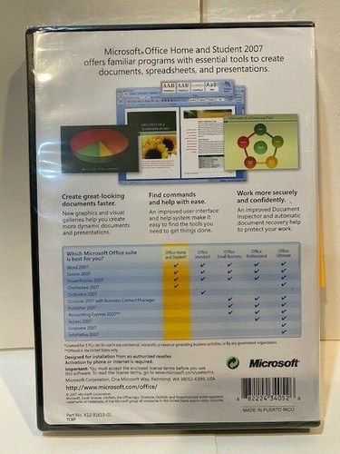 Microsoft Office Home And Student 2007- Service Desk Edition - Picture 3 of 5