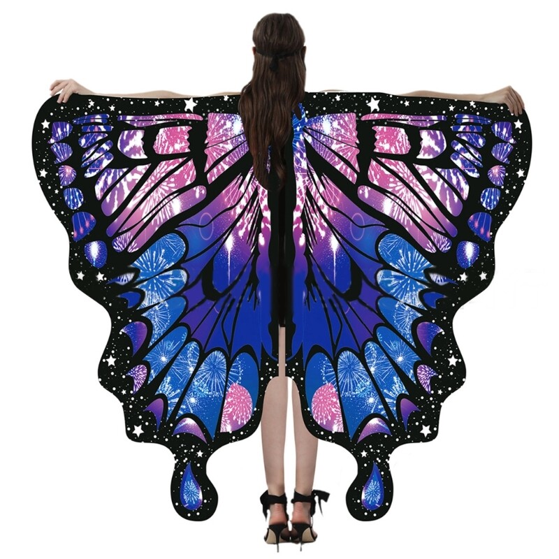 Fairy Wing Fairy Cape Women Butterfly Shawl Butterfly Cloak for