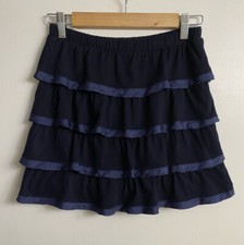 CREWCUTS JCrew Girls Cotton Ruffled With Washable Silk Trim Skirt SIZE 12