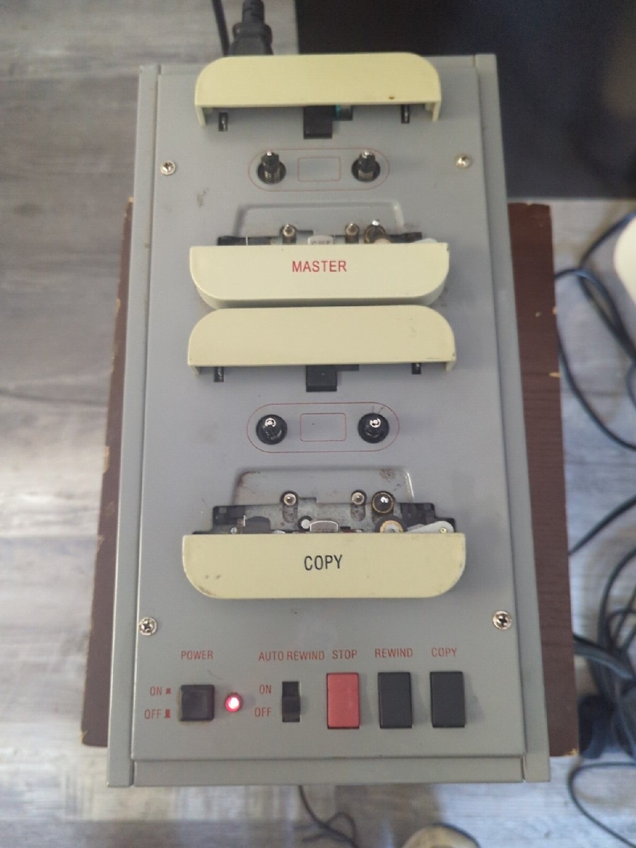 VINTAGE RECORDEX CASSETTE TAPE DUPLICATOR RECORDER - powers on | eBay