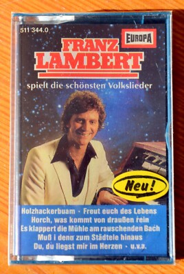 Musikkassette FRANZ LAMBERT *Die schönsten Volklieder* (Europa) NEU IN FOLIE