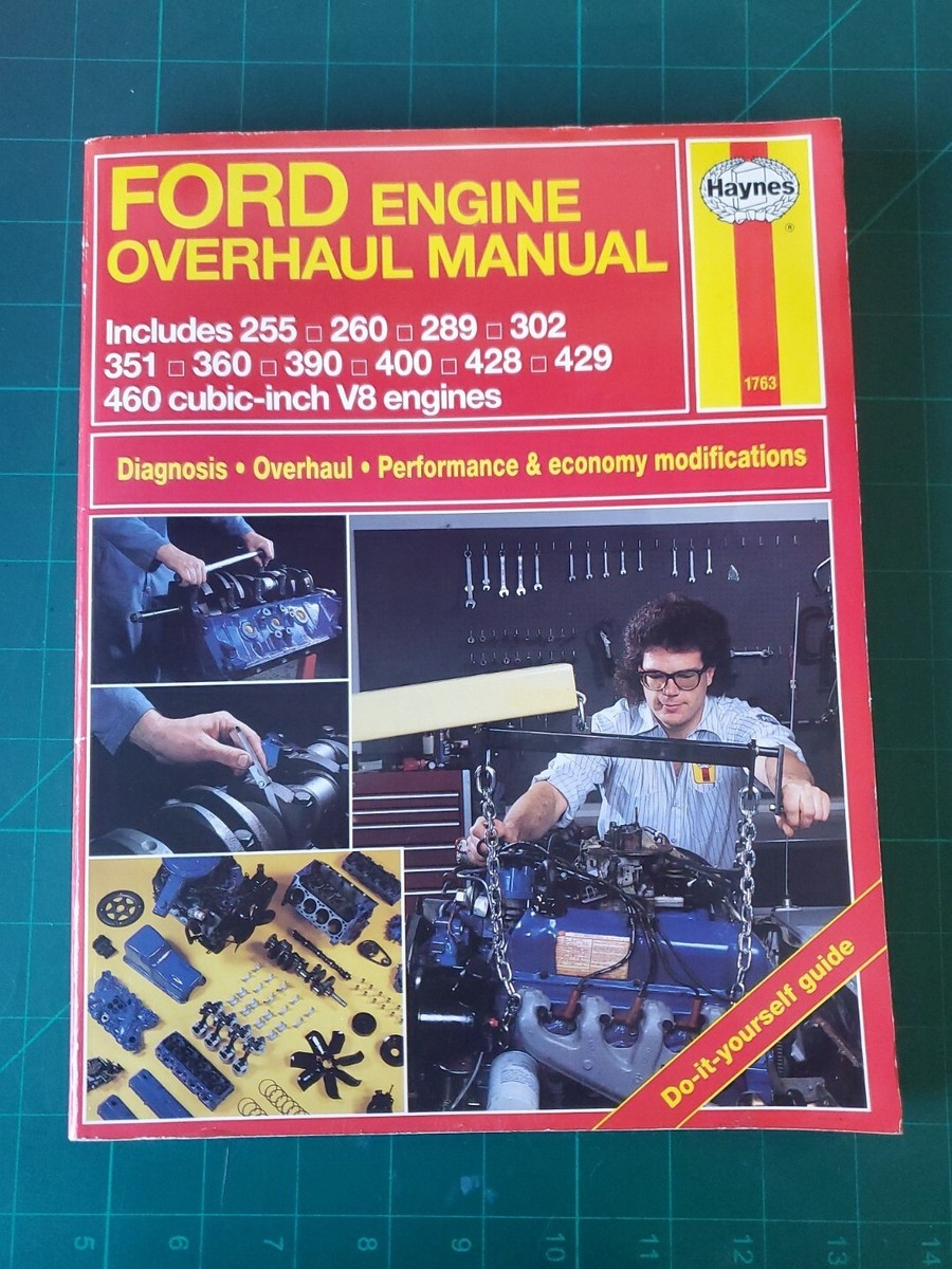 Haynes Ford Engine Overhaul Manual Do-it-yourself guide Softcover 