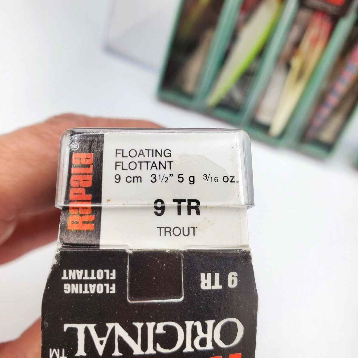 Rapala F-9 Vintage – Minnow Flottant Couleur Perche – Fabriqué En Finlande – Bois