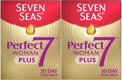 120 x Seven Seas Perfect7 Woman Plus Multivitamin Duo Tabletten & Omega-3 Kapseln