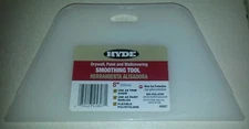 HYDE 45807 Plast Smoothing Tool 8" (203mm) Drywall/Paint/Wallcovering, White NEW