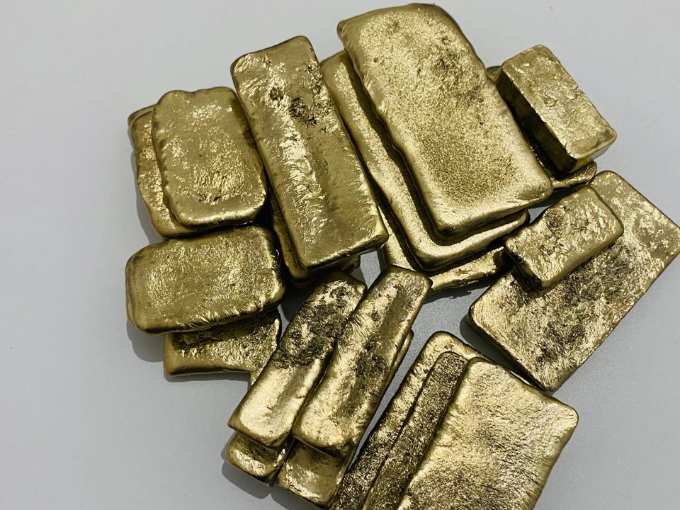 3000 Grams Scrap Gold Bar For Gold Recovery Melted Different Computer Coins Pins - Image 2 of 4