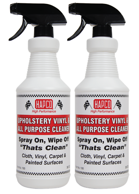 #ad #ad HAPCO Vinyl amp; Upholstery Cleaner CLEANS DIRT GREASE AND OIL FAST 2 PACK $49.98