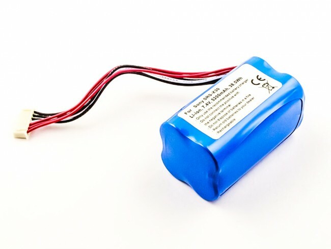 Battery Pack for Sony SRS-X30 / SRS-XB3 - ID659 Replacement Akku 5200mAh 7.4V