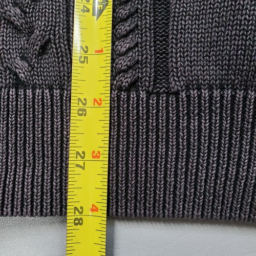 Paradise Collection Men's Pullover Sweater Shawl Neck Ribbed Textured Size L - Picture 6 of 9