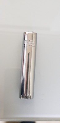 CLIPPER ACERO PULIDO FLAMAGAS DESING FUNCIONANDO RASCADOR REDONDO