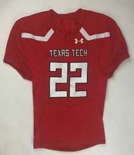 Under Armour Texas Tech Red Raiders Football Jersey Men's Large Red UFJ175M