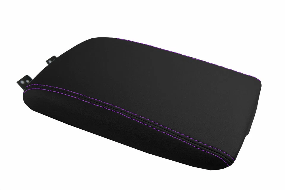 适用于 93-97 英菲尼迪 J30 PVC 皮革控制台盖拉盖紫色针脚 — 第 2/4 张图片