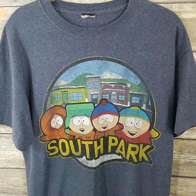 South Park Vtg 90s T-Shirt Size M/L Comedy Central Cartoon