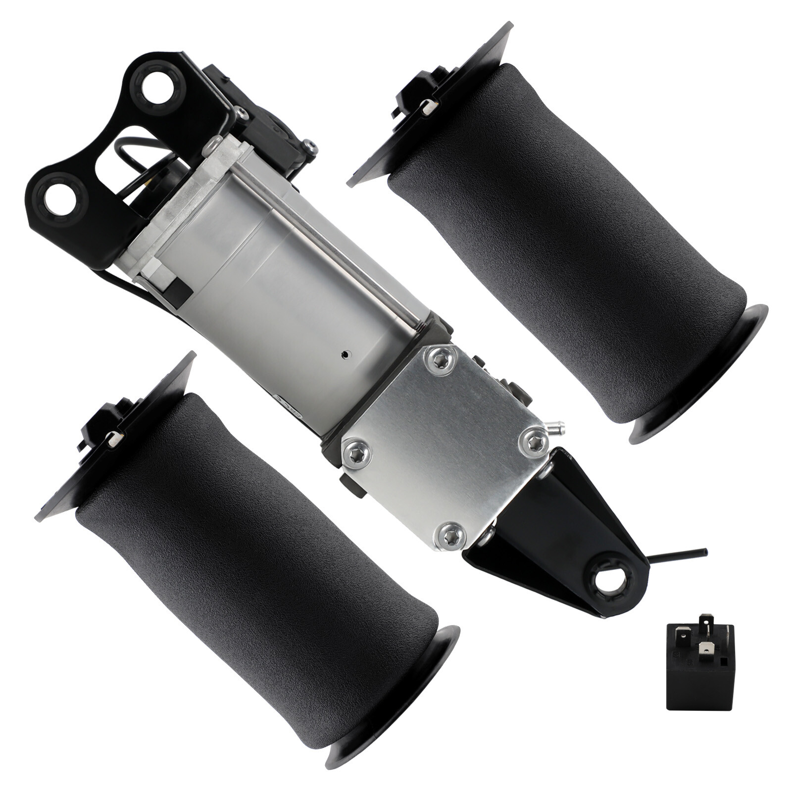Pair Air Suspension Spring Bag & 1x Air Compressor Pump For Bmw 5 Series E61 - Image 3
