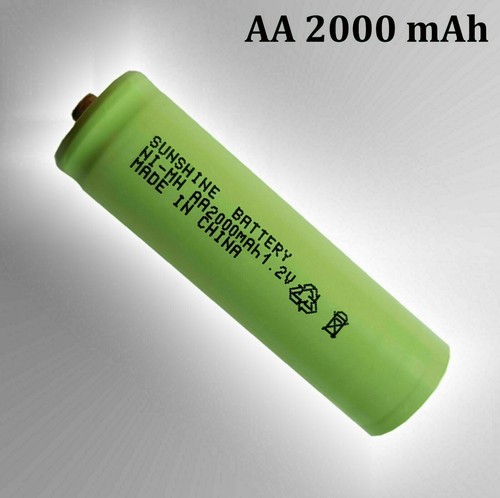 Ni-MH Akkus AA 1000mAh – Wiederaufladbar, Perfekt Für Solarleuchten & Lampen