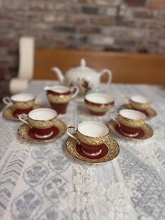 Aynsley Demitasse cup and saucer Set TEAPOT NOT INCLUDED