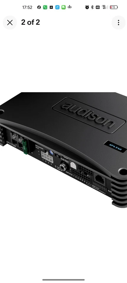 Audison AP4.9 Bit DSP Processor Amplifier - Black - Image 2 of 4